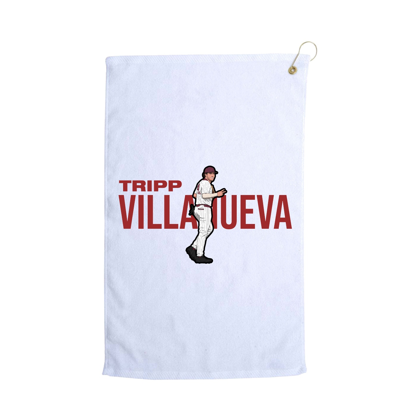 Golf Towel — Player Name in White