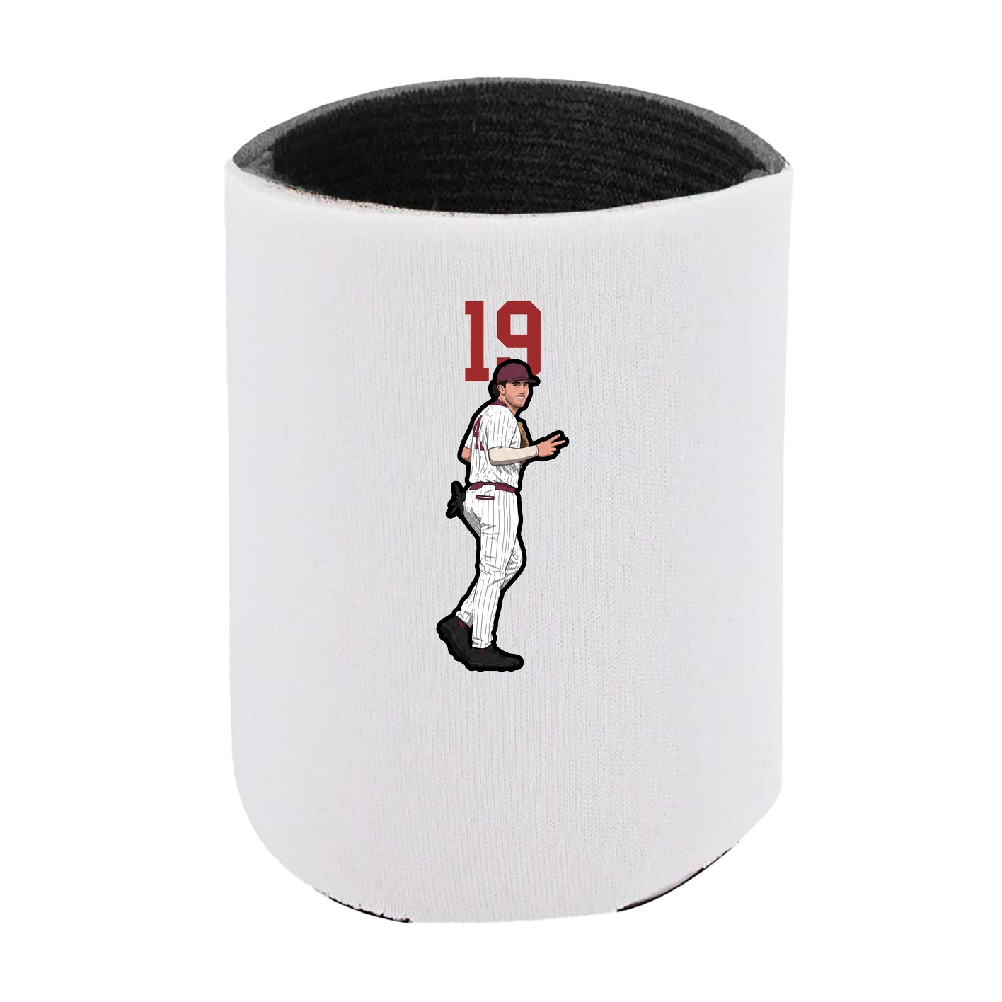 Can Holder — Number Top in White