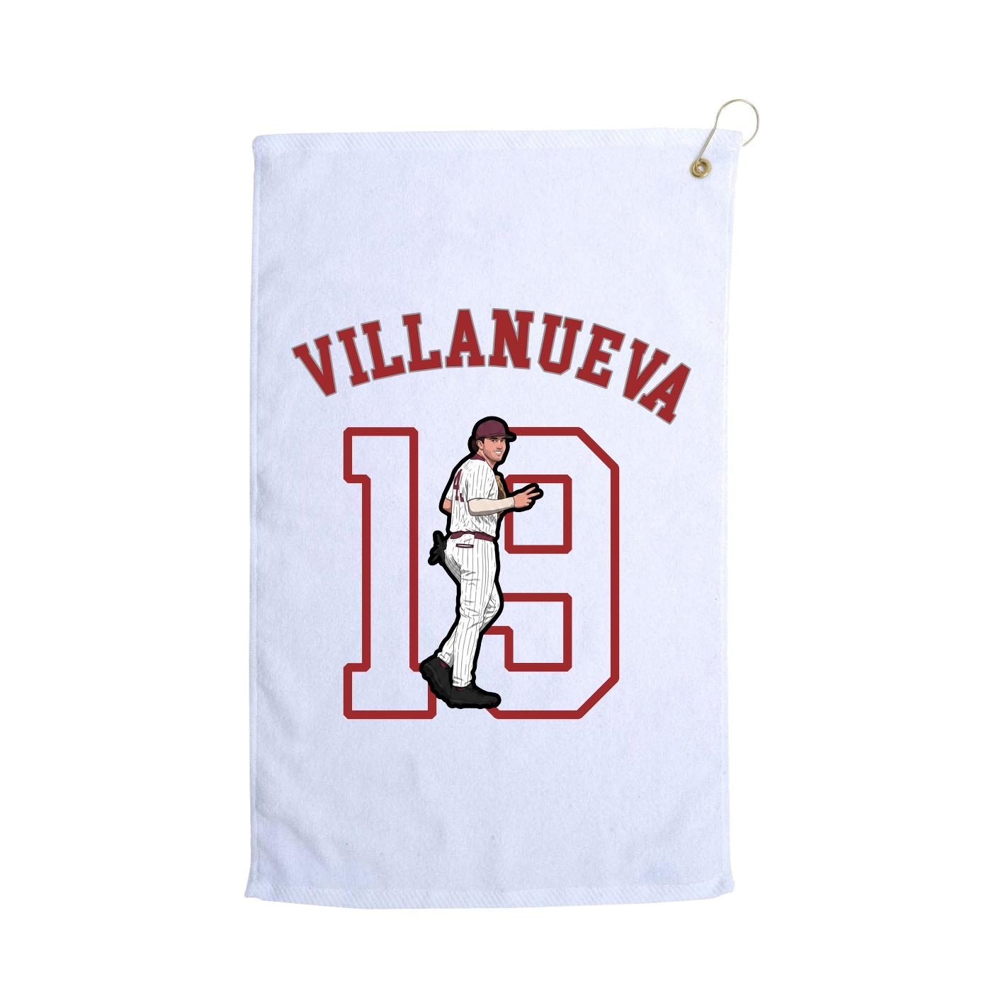 Golf Towel — Shirsey Arch in White