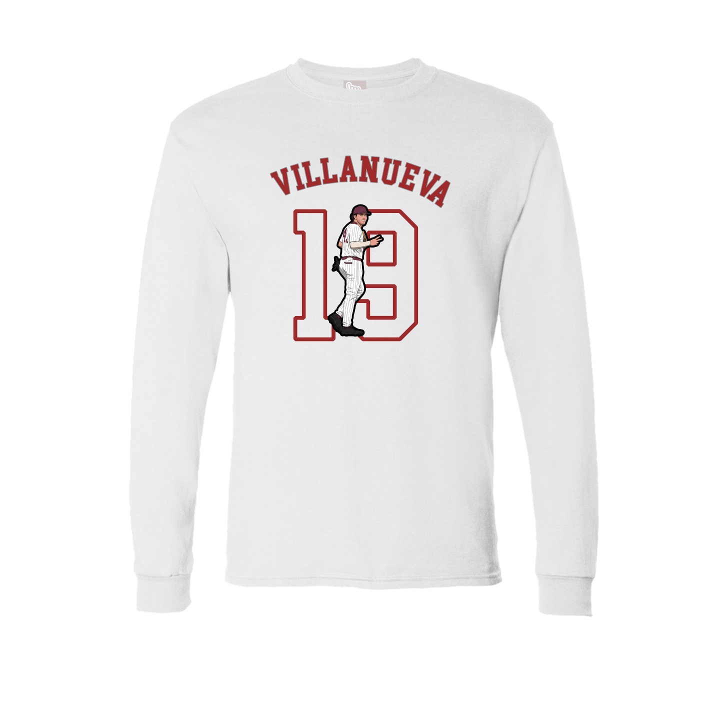 Long Sleeve Tee — Shirsey Arch in White