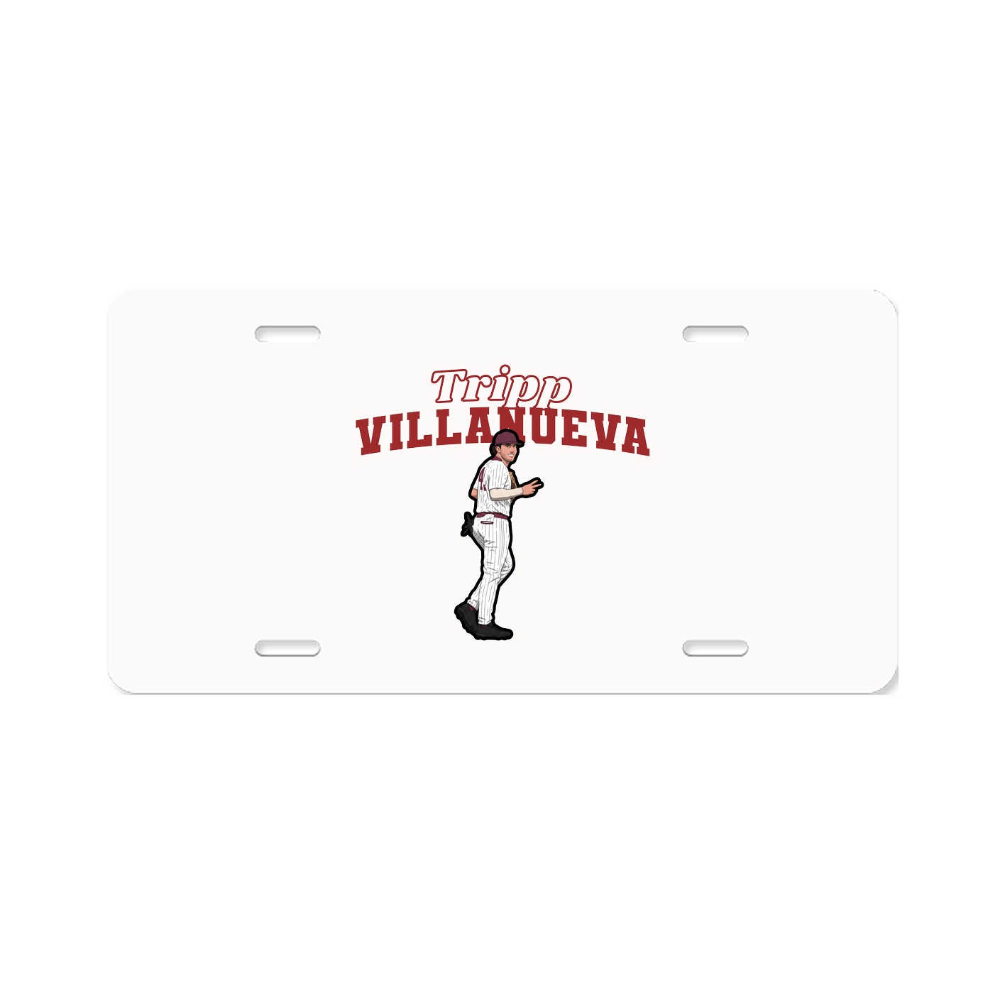 License Plate — Name Arch in Classic