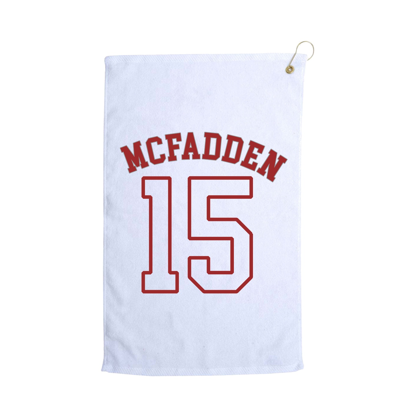 Golf Towel — Shirsey Arch in White