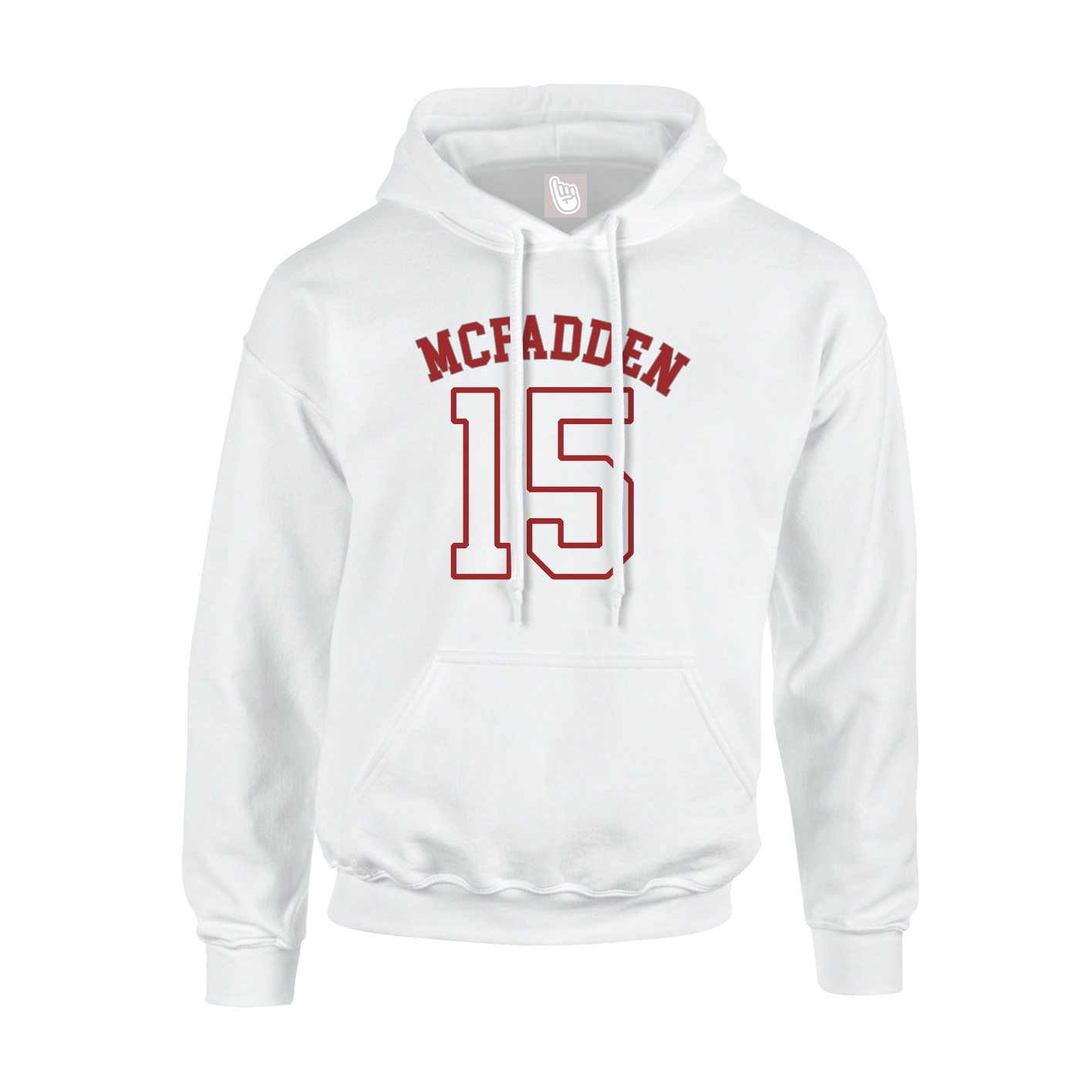 Hoodie — Shirsey Arch in White