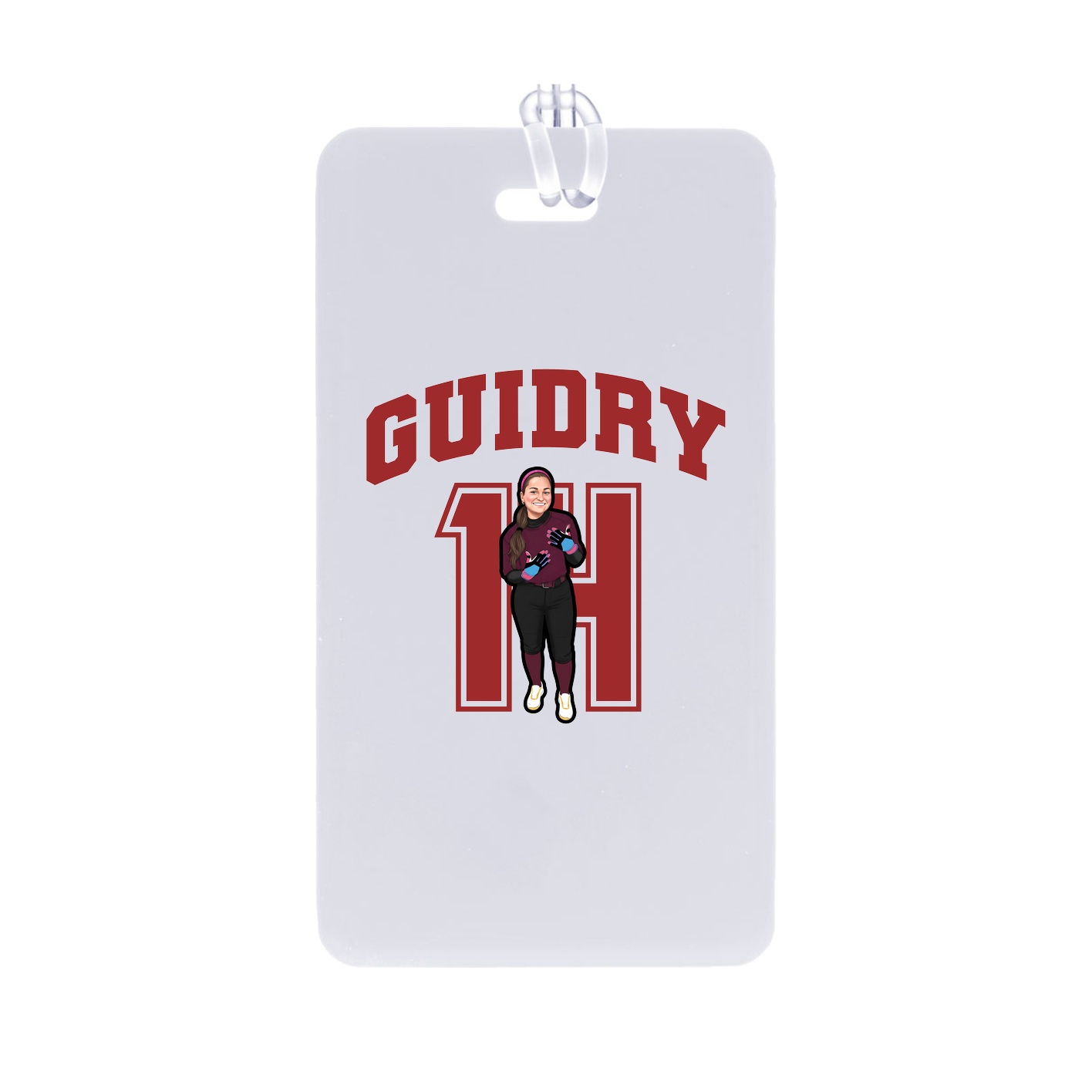 Bag Tag — Number in Classic