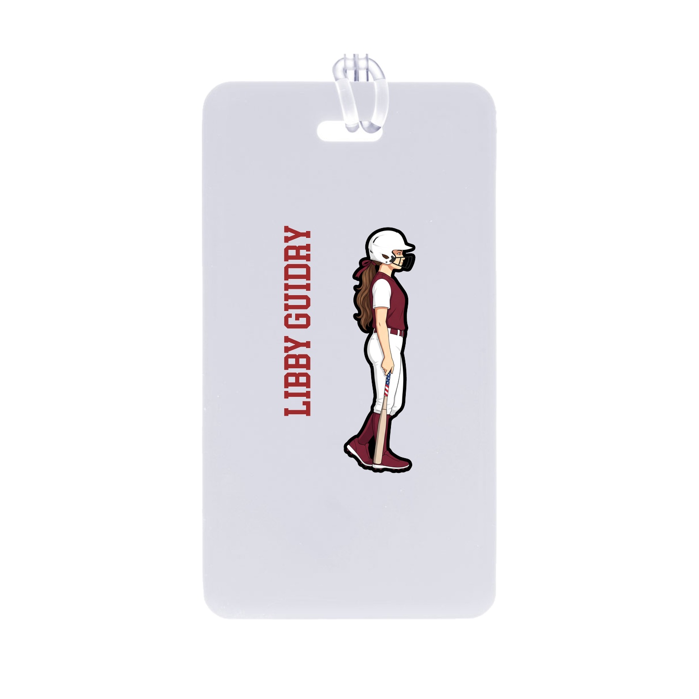 Bag Tag — Name Vertical in Classic