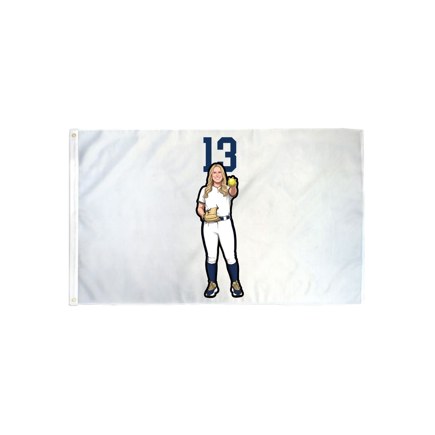 3x5 Flag — Number Top in Classic