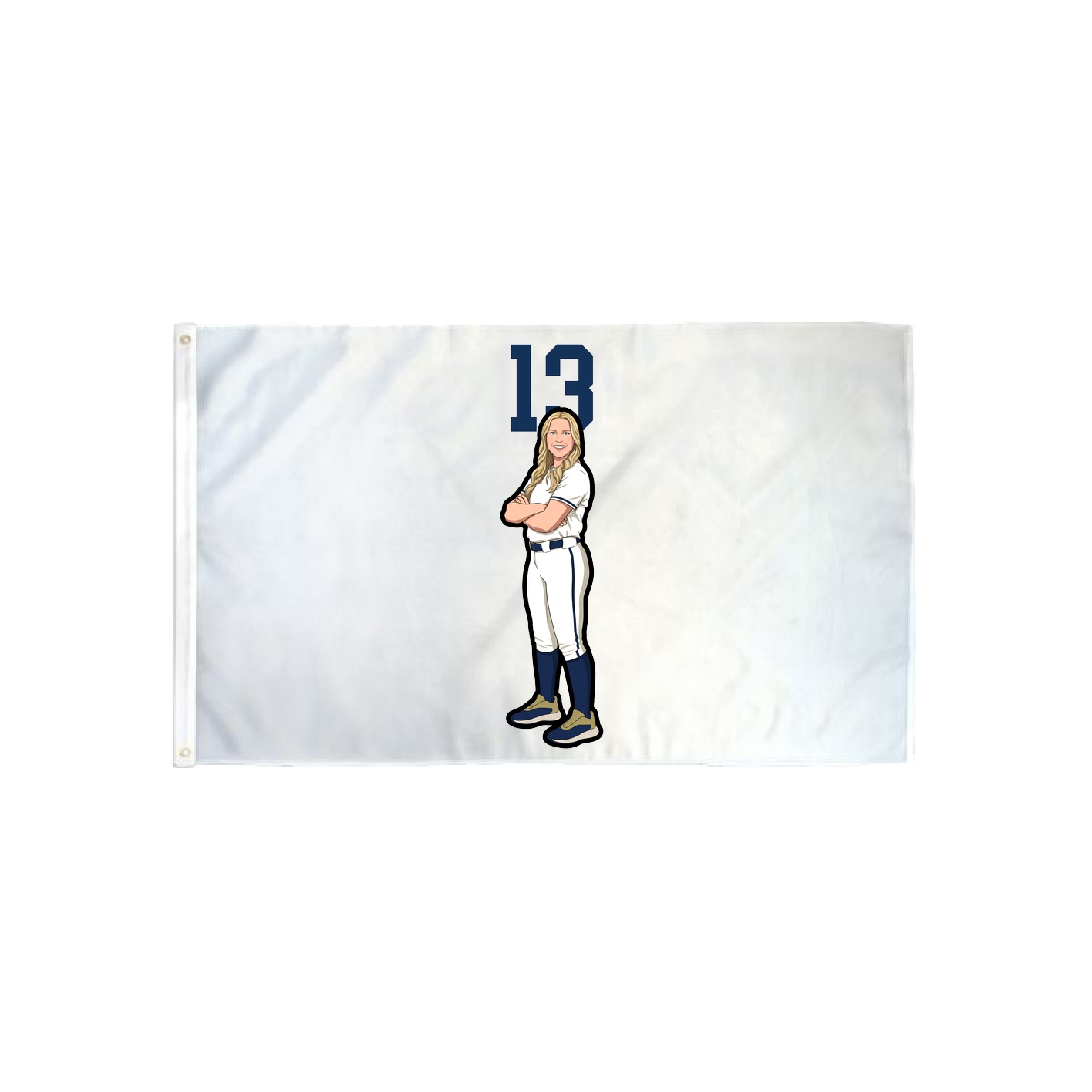 3x5 Flag — Number Top in Classic