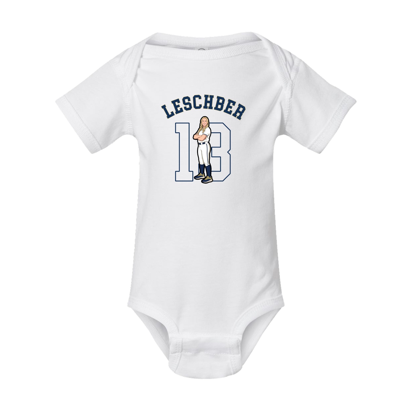 Baby Onesie — Shirsey Arch in White