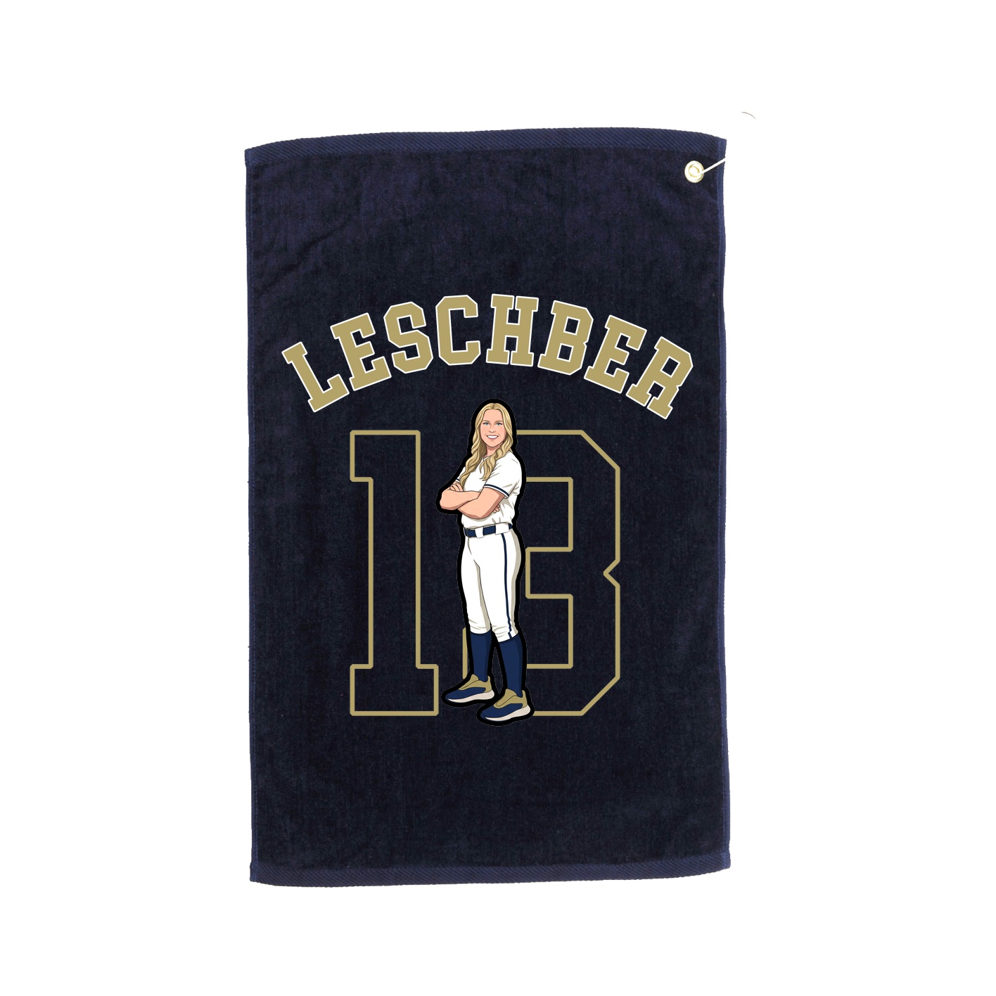 Golf Towel — Shirsey Arch in Navy