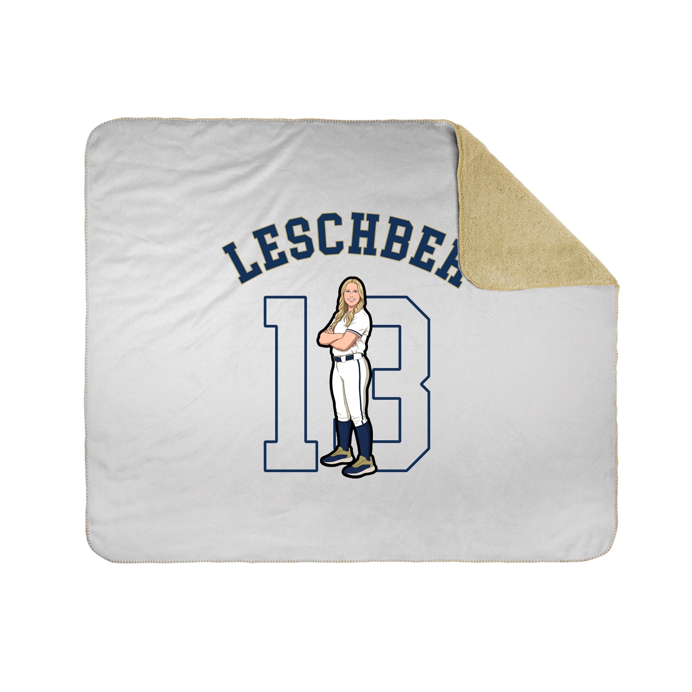 Throw Blanket — Shirsey Arch in White
