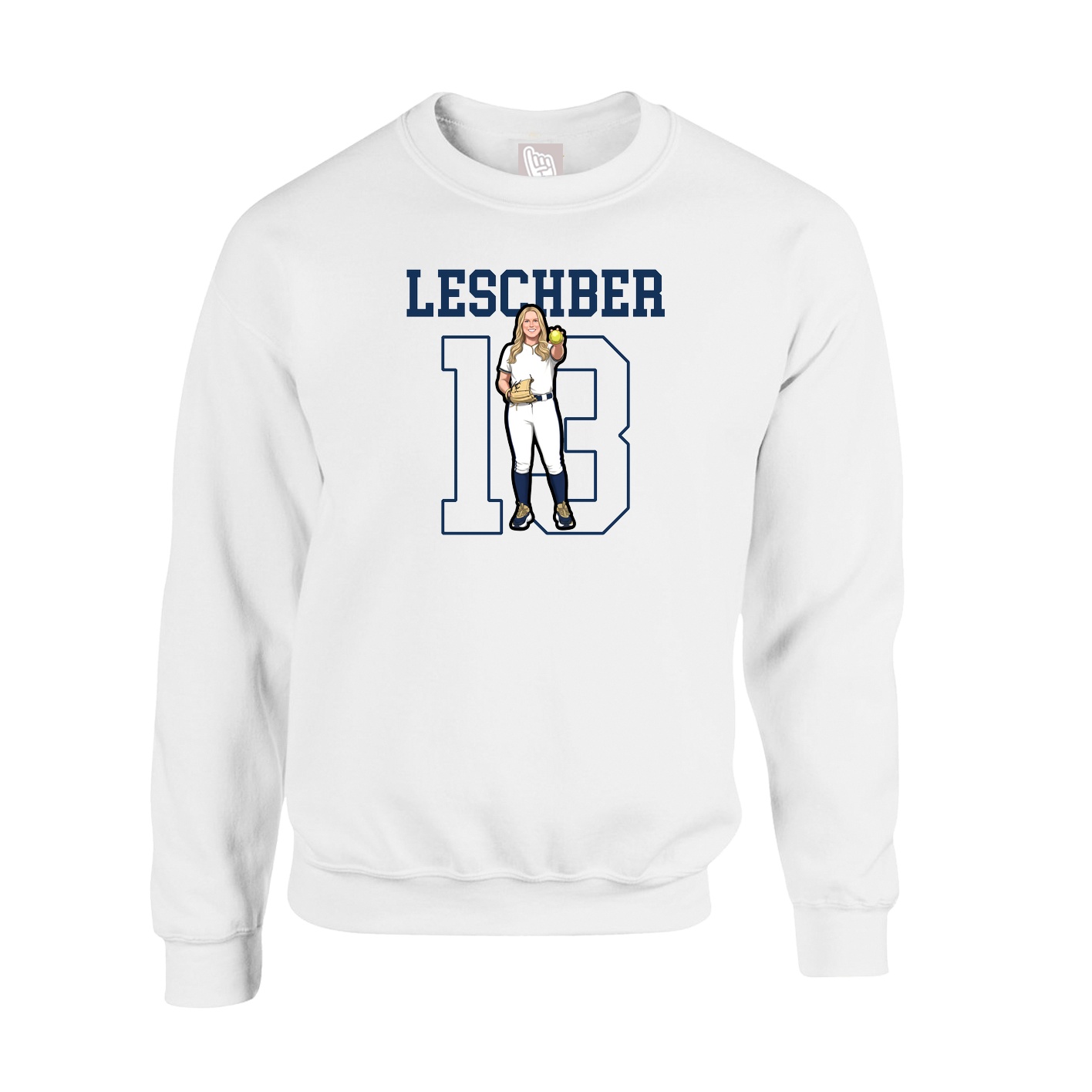 Fleece Crew — Shirsey in White