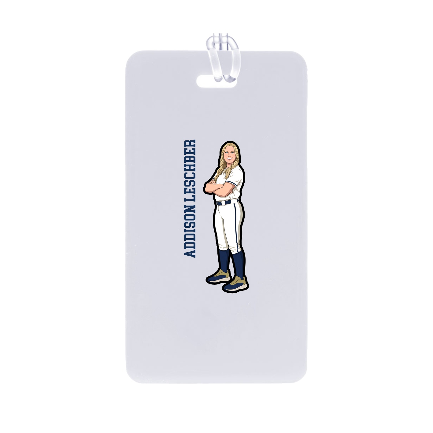 Bag Tag — Name Vertical in Classic