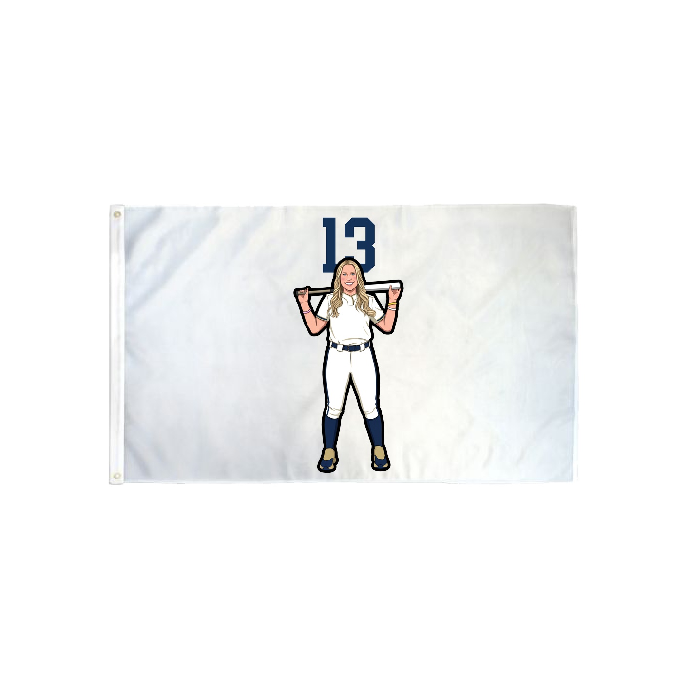 3x5 Flag — Number Top in Classic