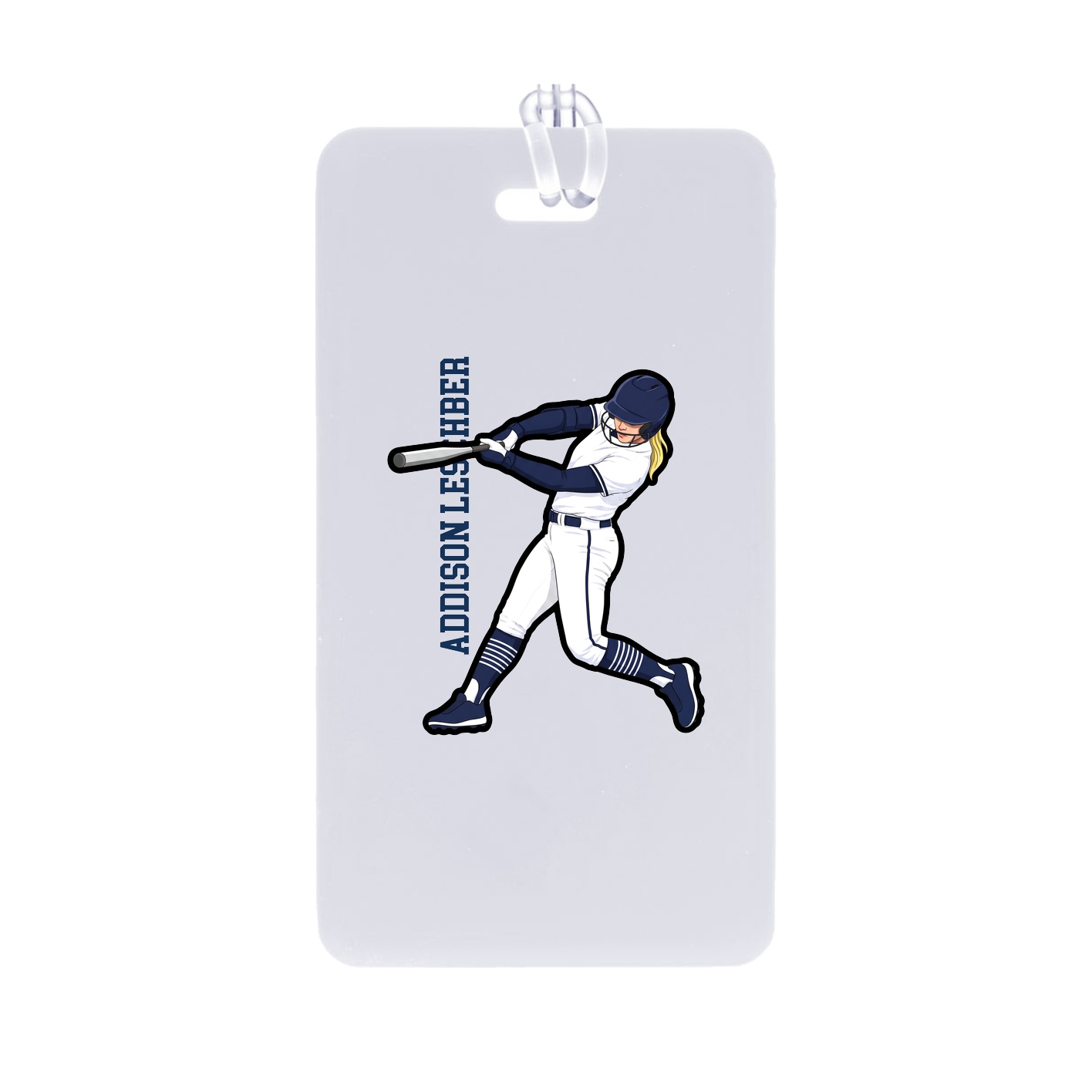 Bag Tag — Name Vertical in Classic