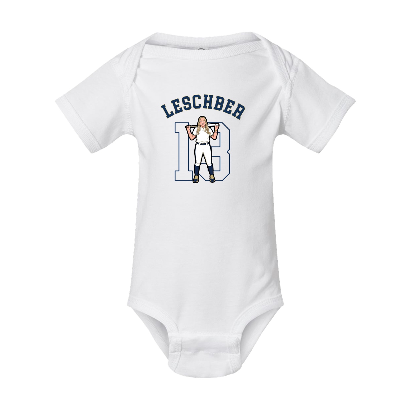 Baby Onesie — Shirsey Arch in White