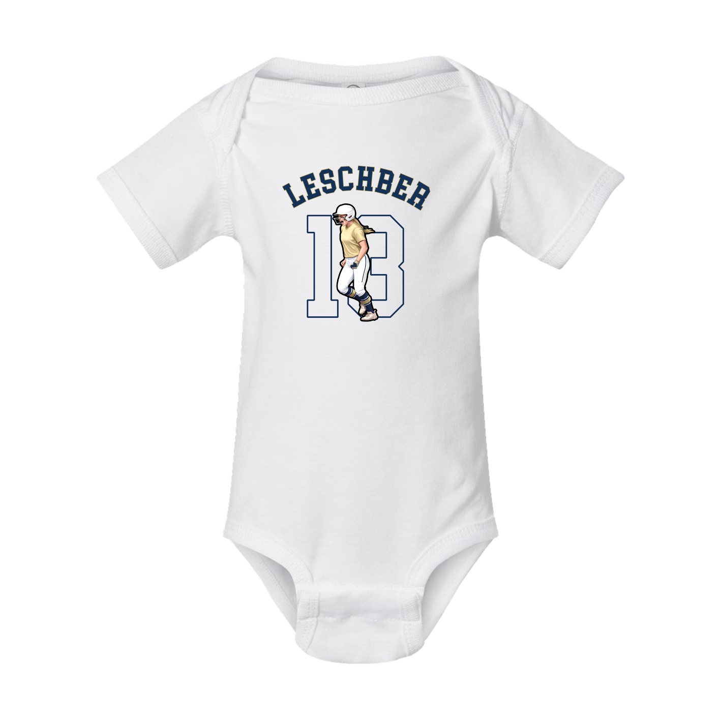 Baby Onesie — Shirsey Arch in White