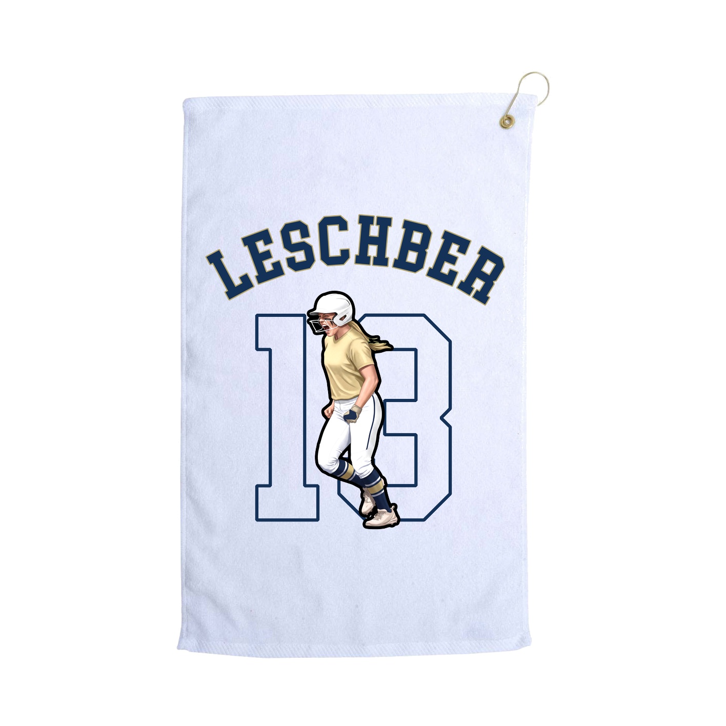 Golf Towel — Shirsey Arch in White