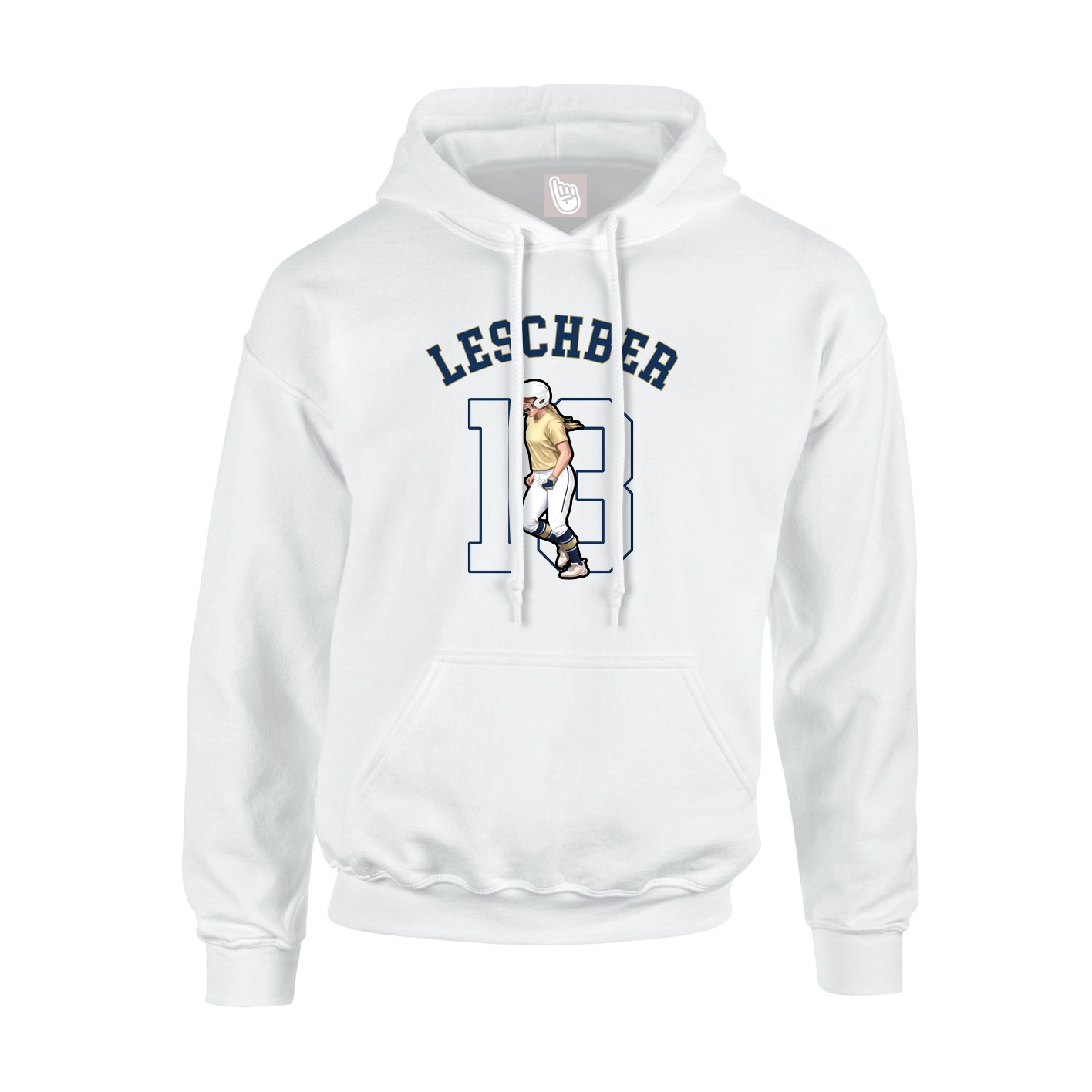 Hoodie — Shirsey Arch in White
