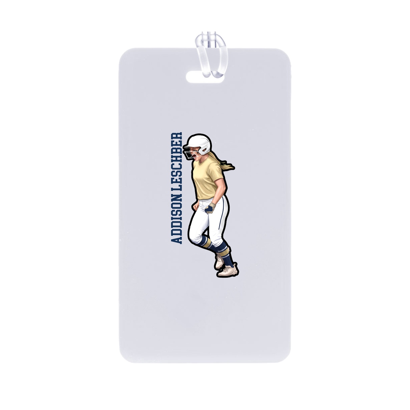 Bag Tag — Name Vertical in Classic