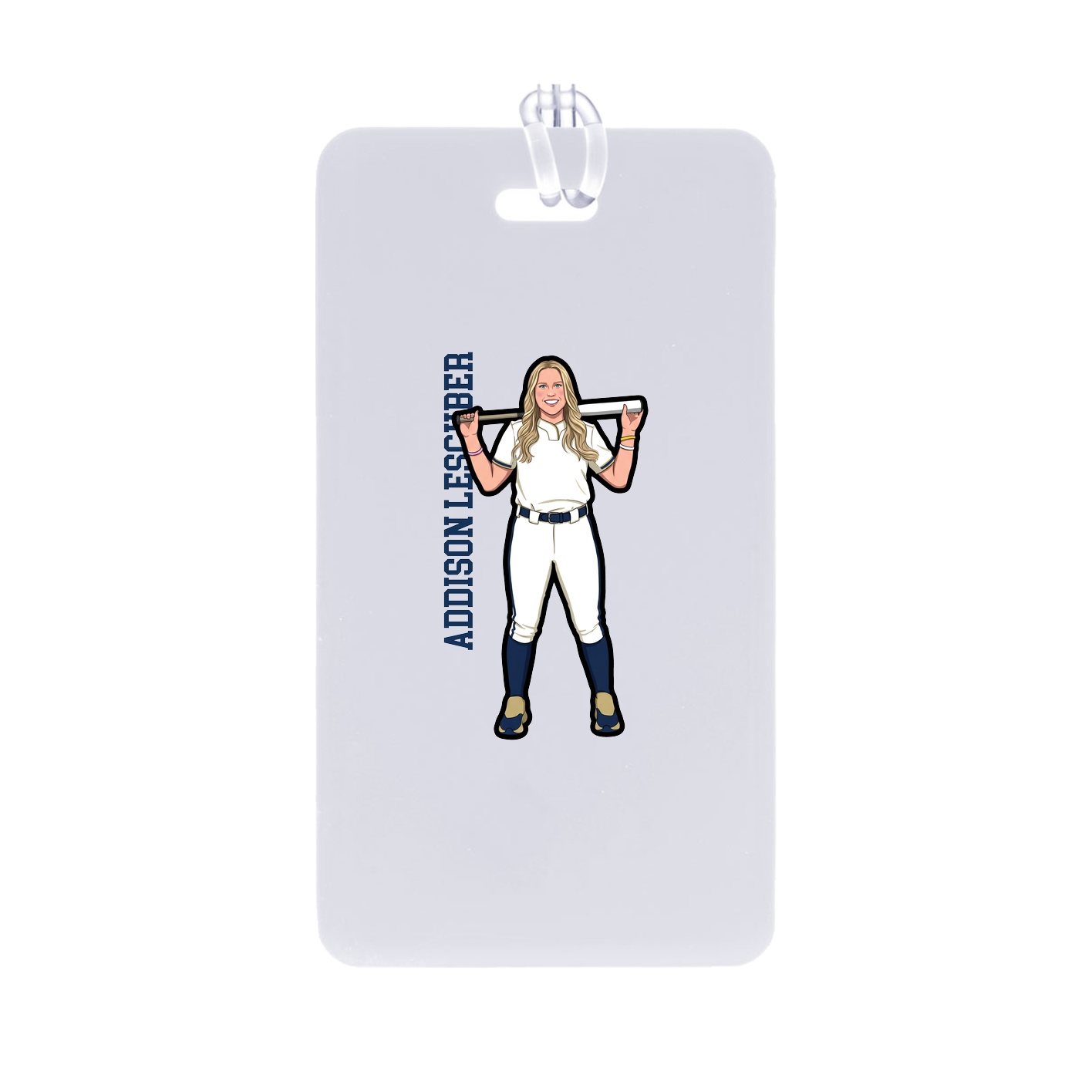 Bag Tag — Name Vertical in Classic
