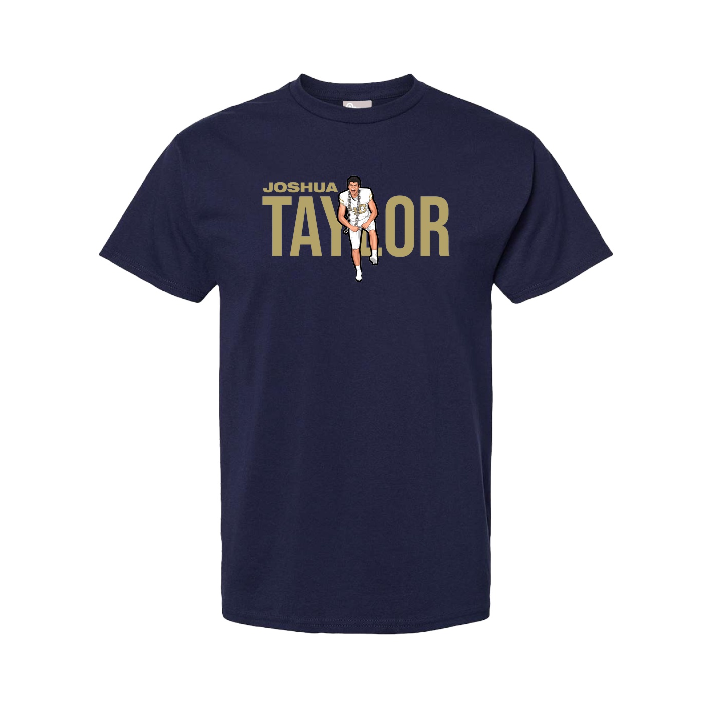 Tee — Player Name in Navy