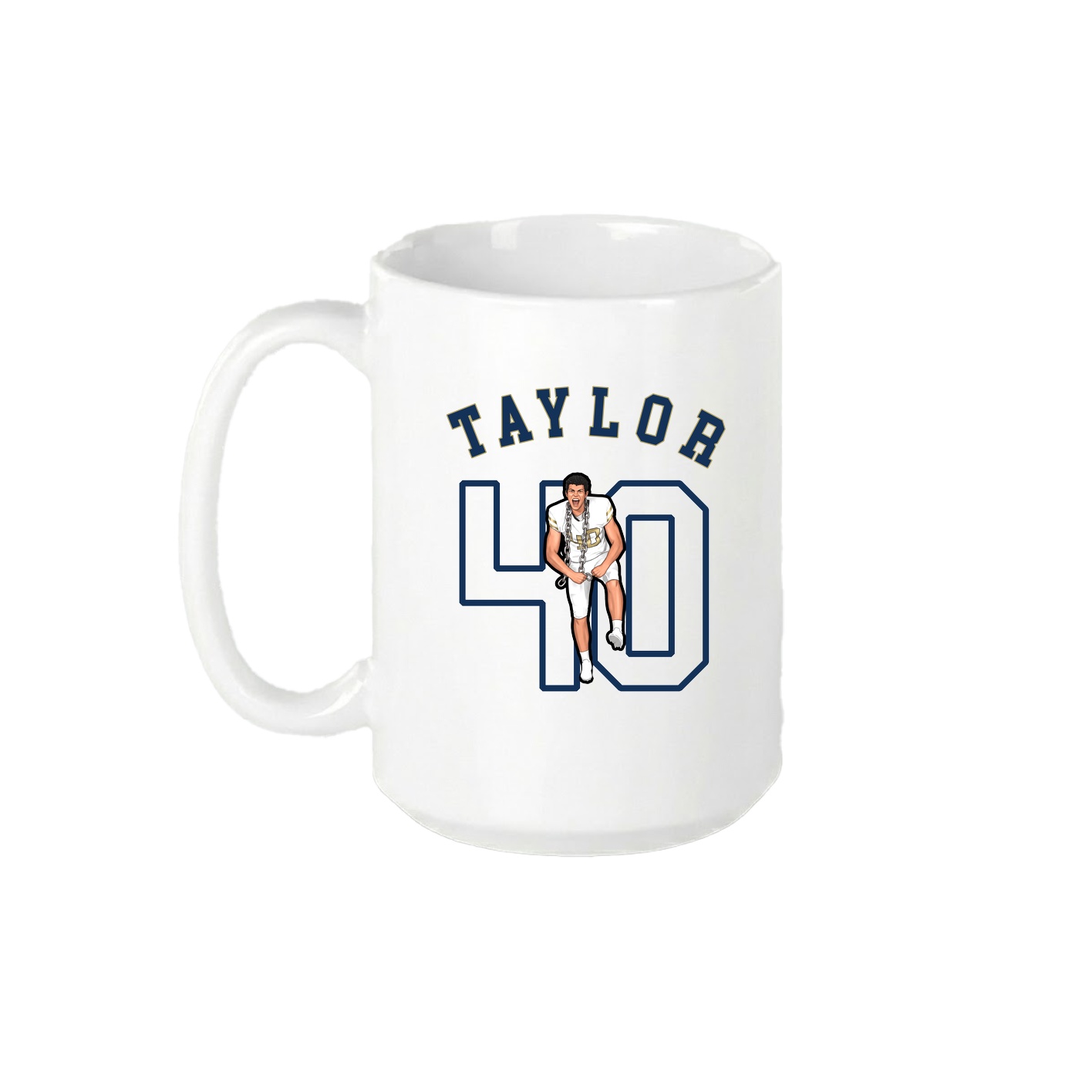 15oz Coffee Mug — Shirsey Arch in White