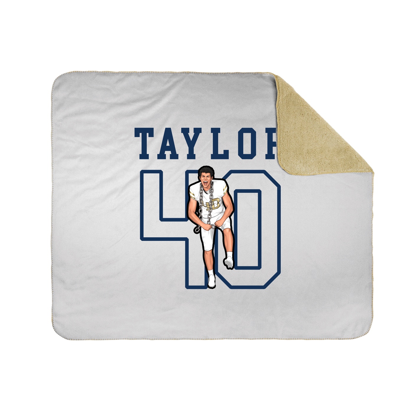 Throw Blanket — Shirsey in White