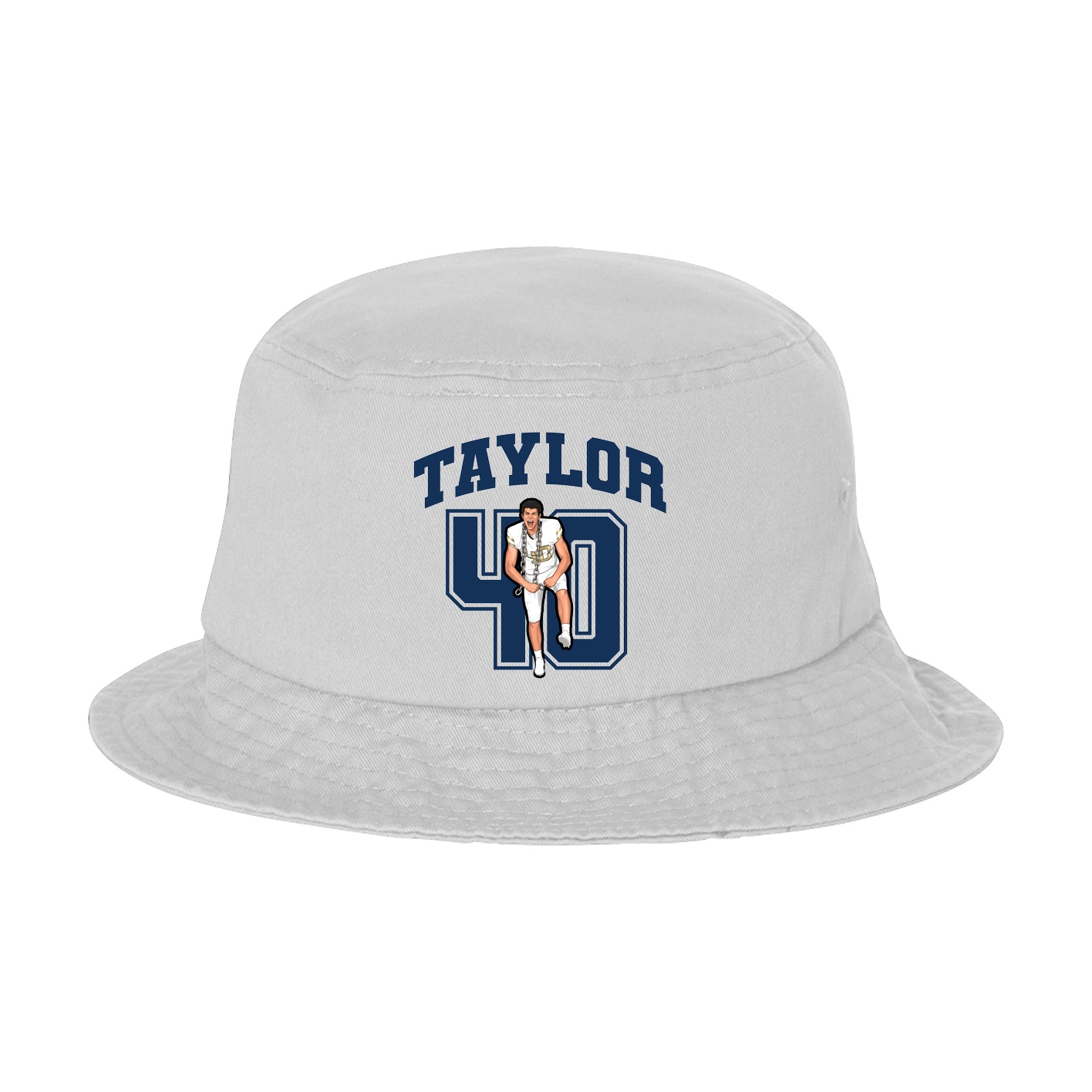 Bucket Cap — Number in White