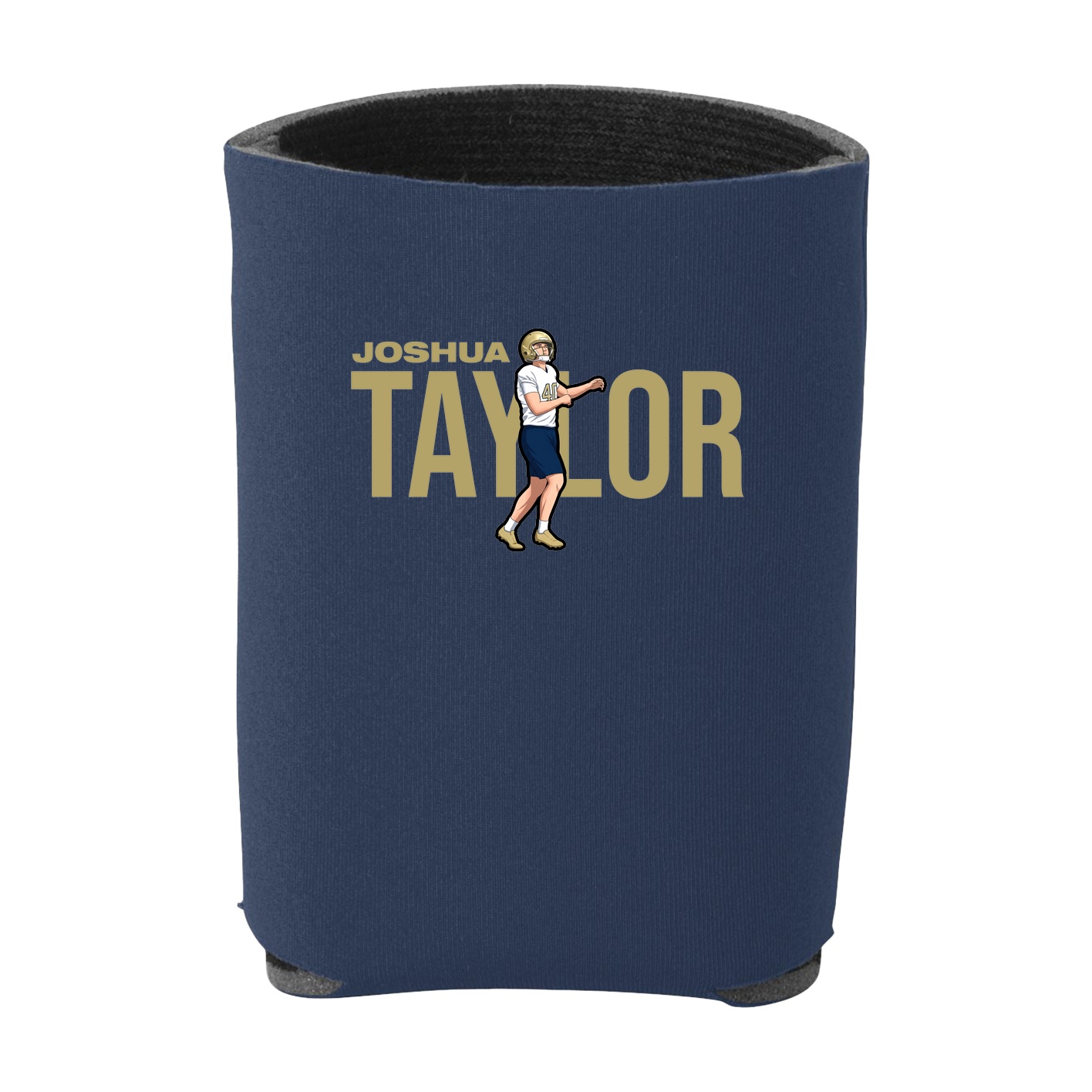 Can Holder — Player Name in Navy