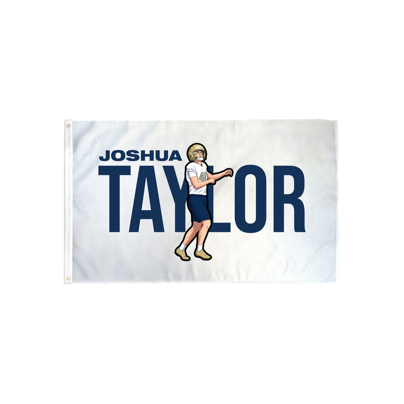 3x5 Flag — Player Name in Classic