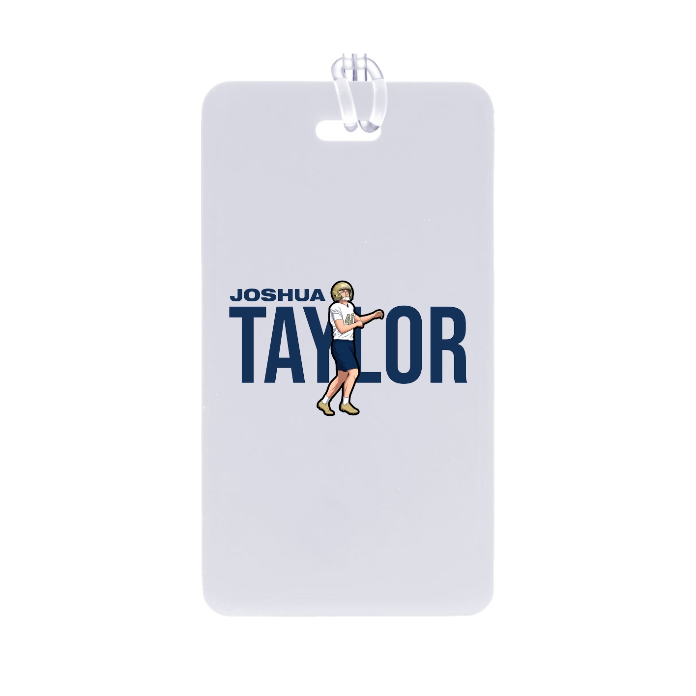 Bag Tag — Player Name in Classic