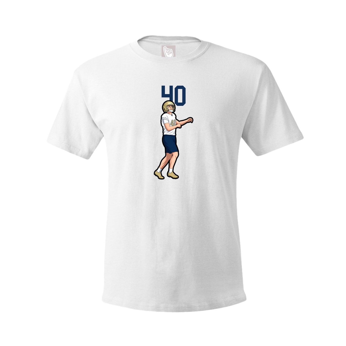 Tee — Number Top in White