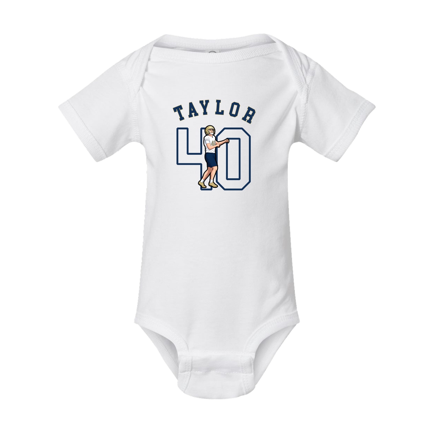 Baby Onesie — Shirsey Arch in White
