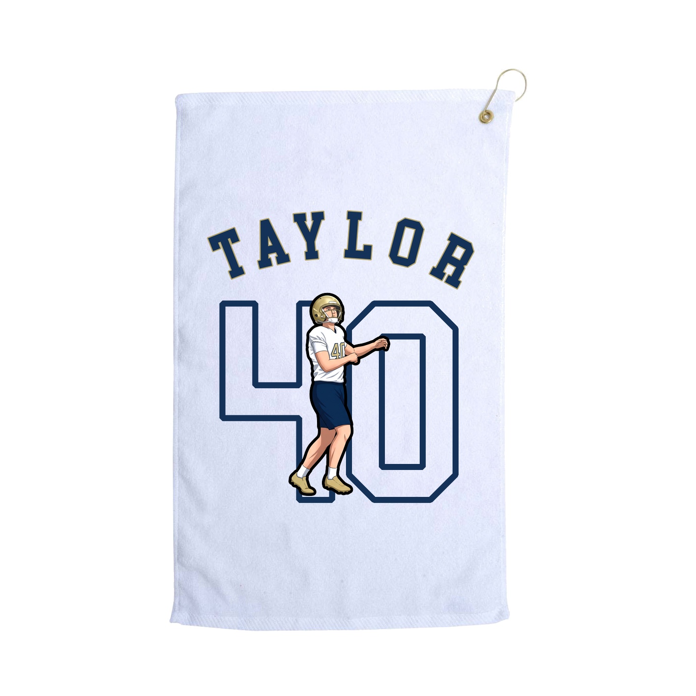 Golf Towel — Shirsey Arch in White