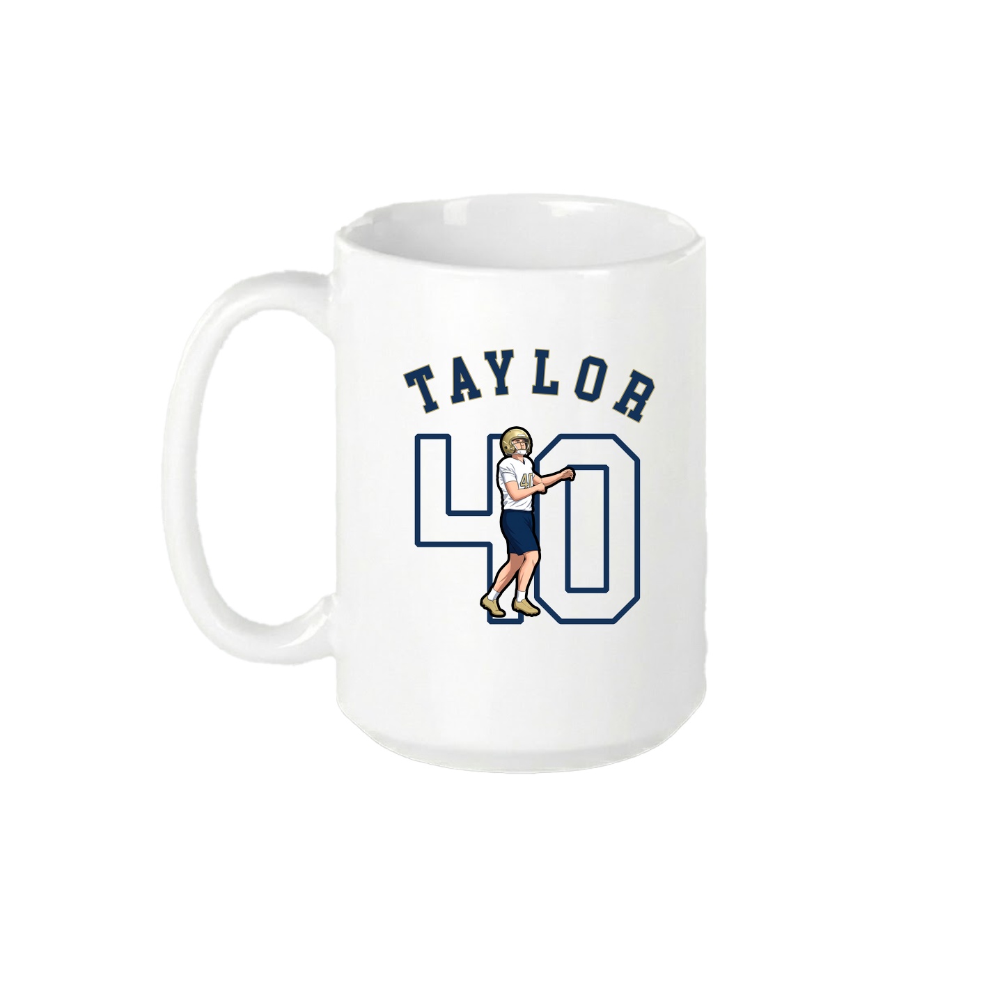 15oz Coffee Mug — Shirsey Arch in White