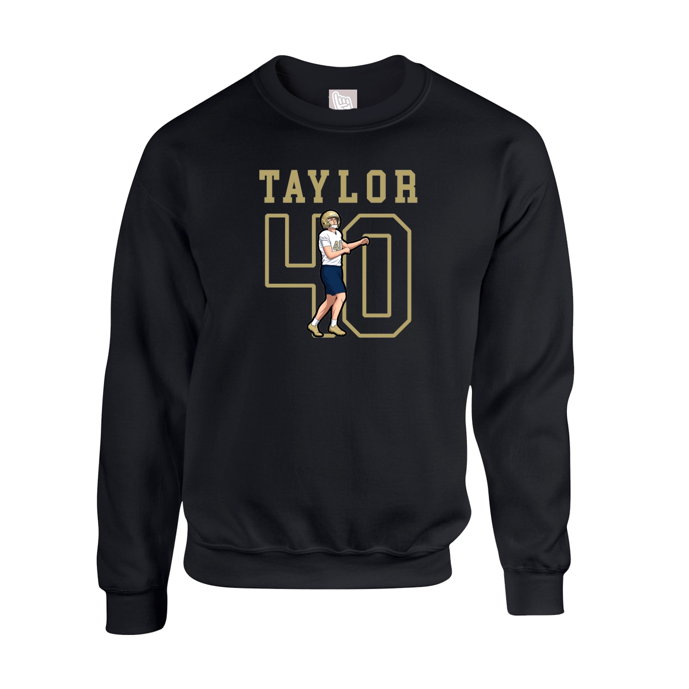 Fleece Crew — Shirsey in Black