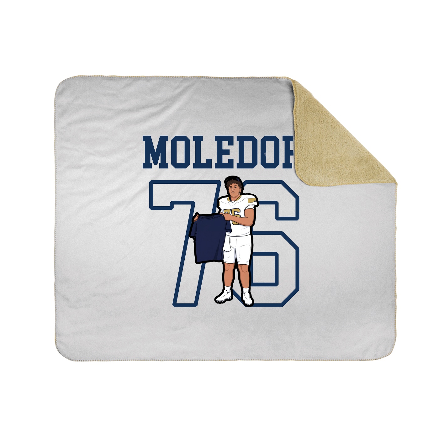 Throw Blanket — Shirsey in White