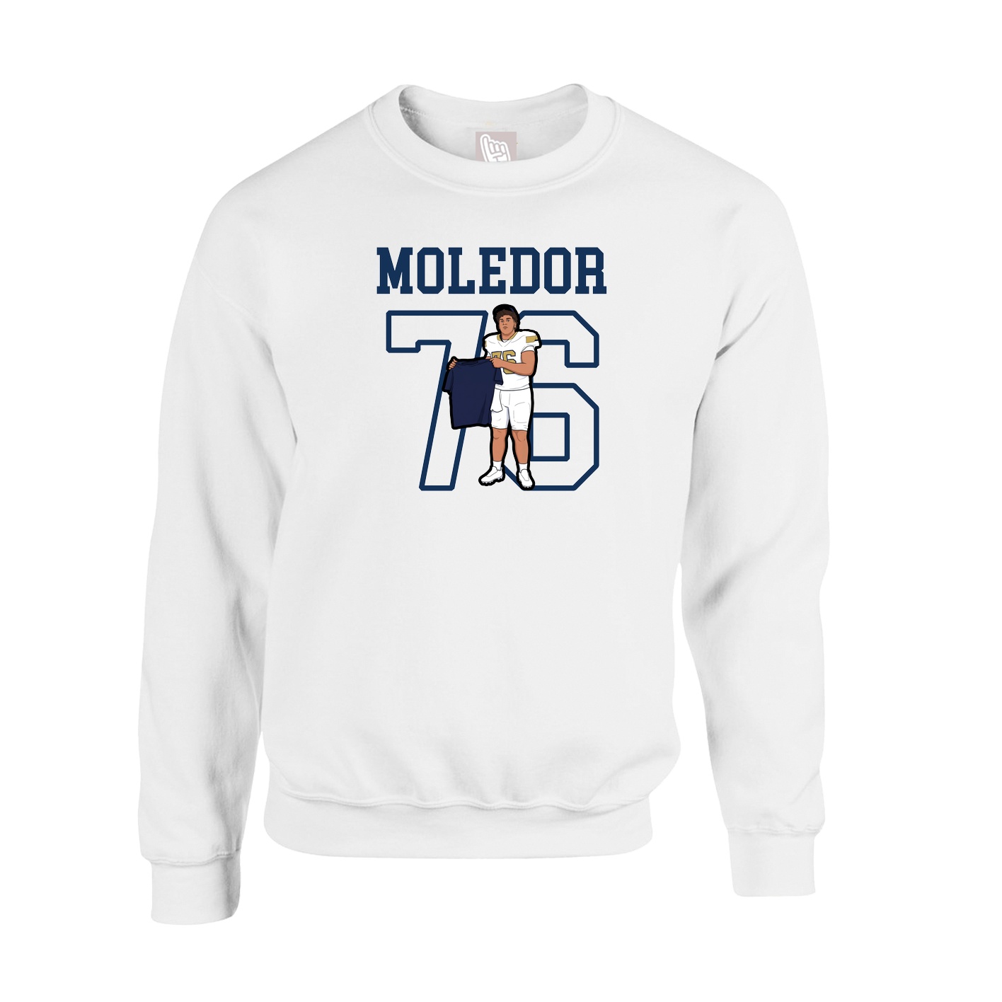 Fleece Crew — Shirsey in White