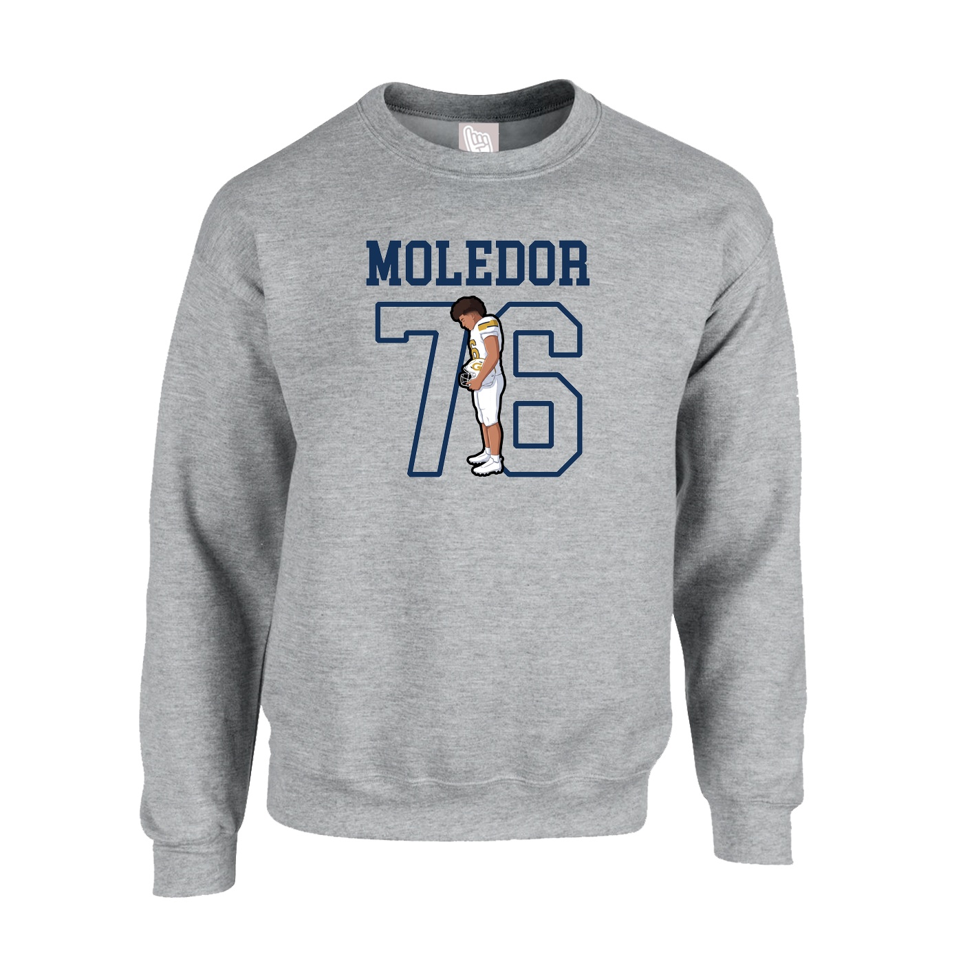 Fleece Crew — Shirsey in Grey