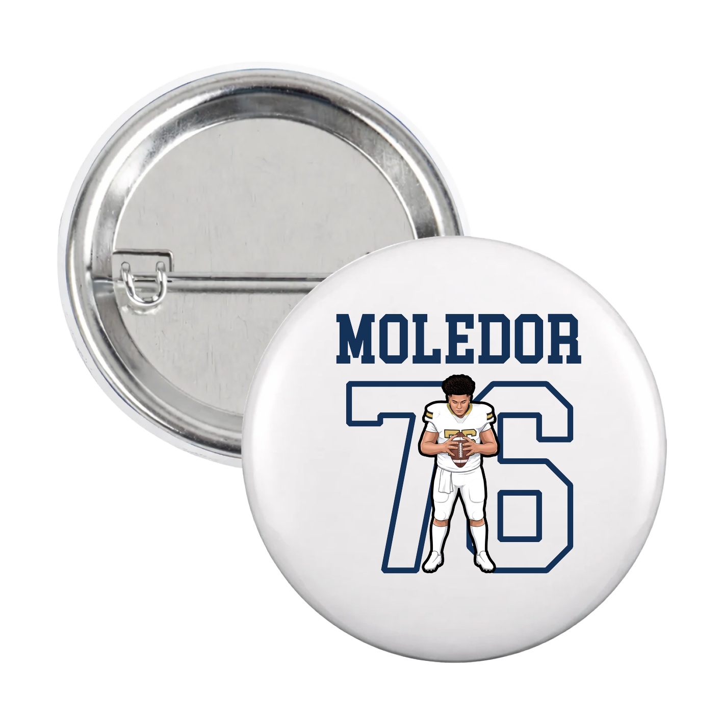 Game Day Button — Shirsey in White