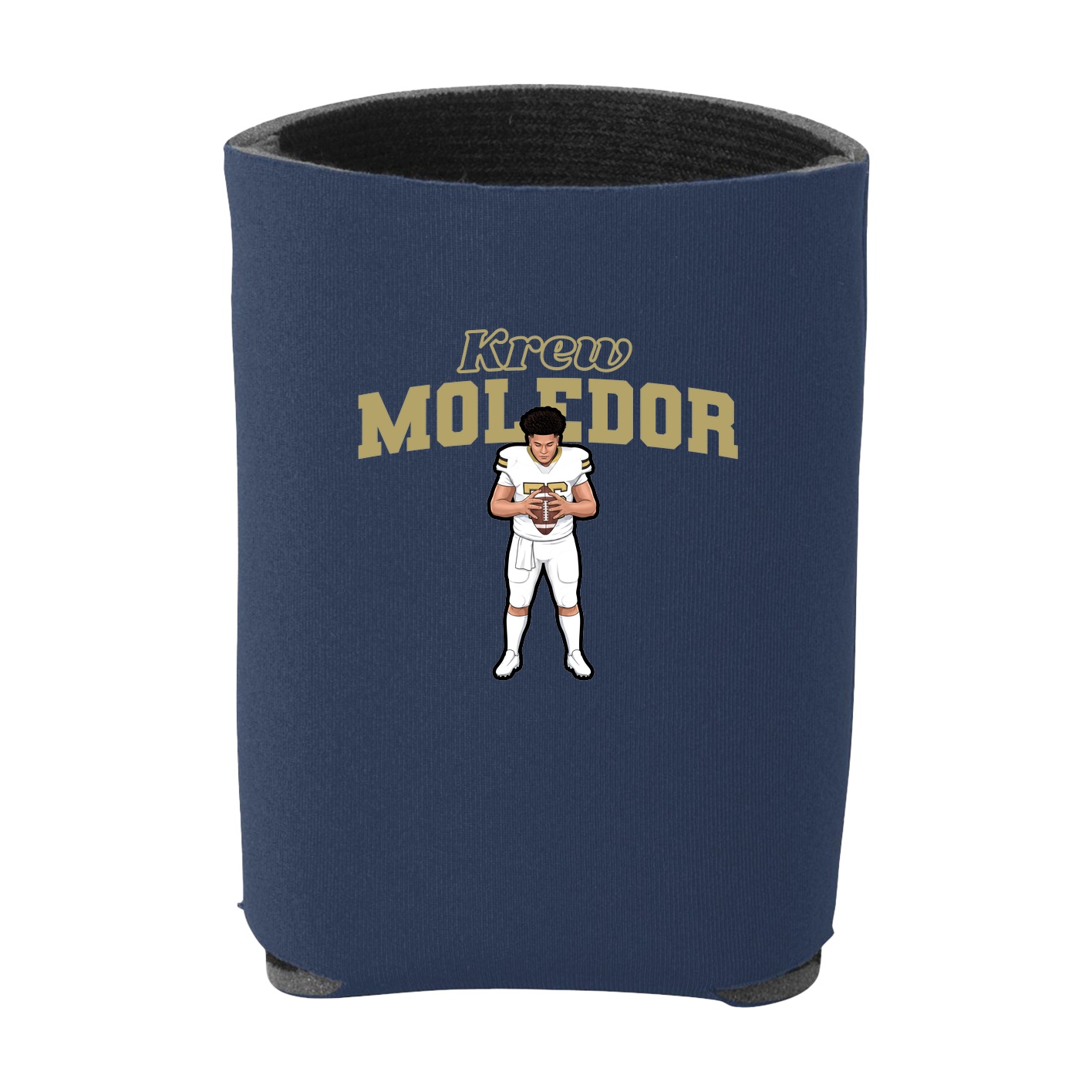 Can Holder — Name Arch in Navy