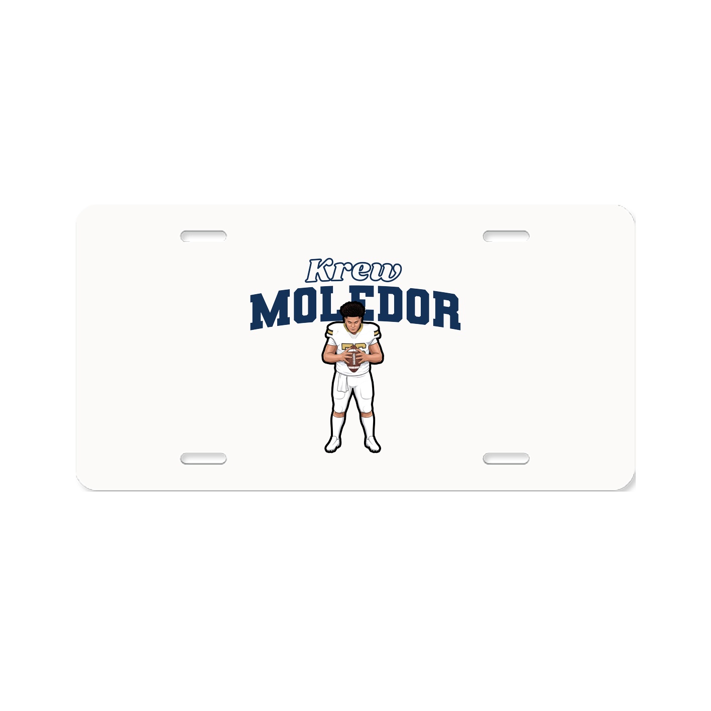 License Plate — Name Arch in Classic