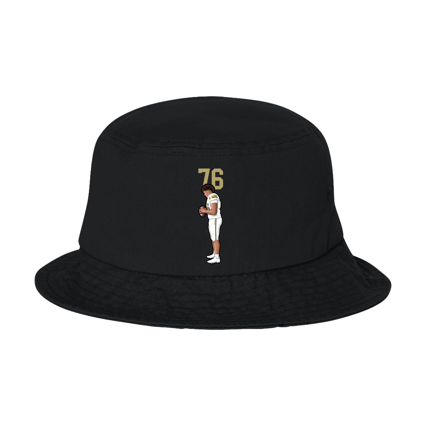 Bucket Cap — Number Top in Black