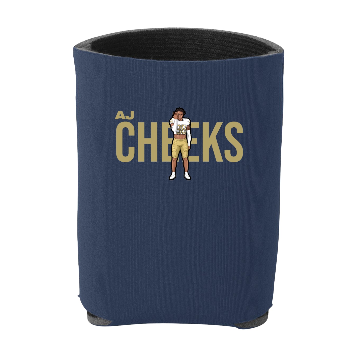 Can Holder — Player Name in Navy