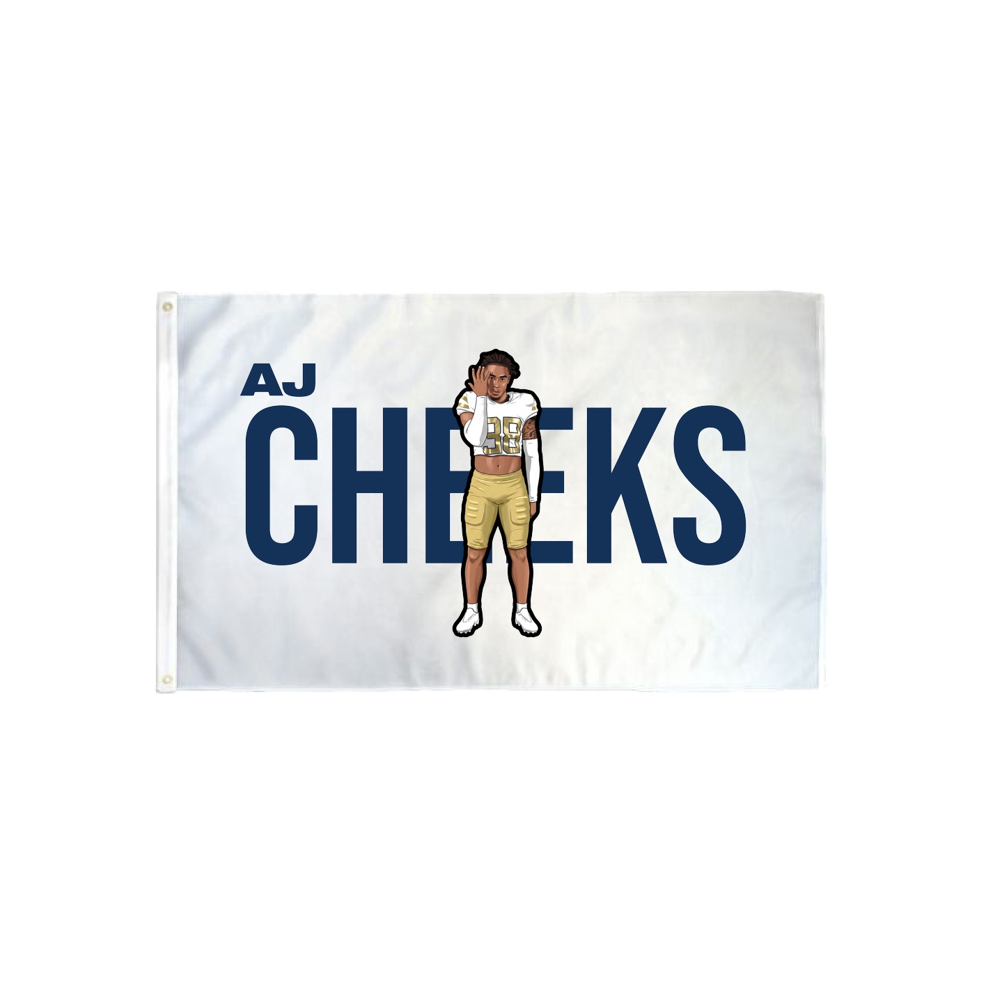 3x5 Flag — Player Name in Classic