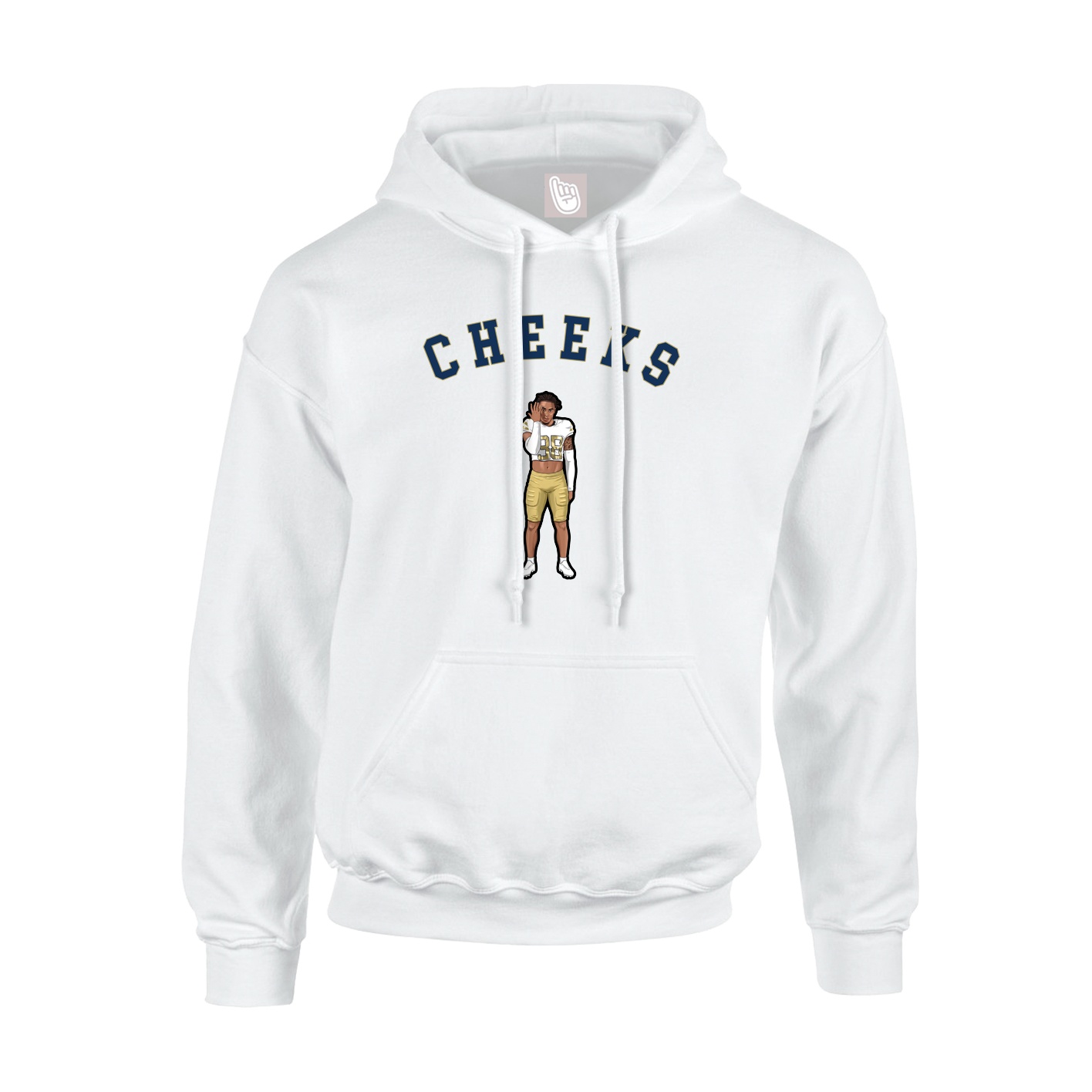 Youth Hoodie — Shirsey Arch in White