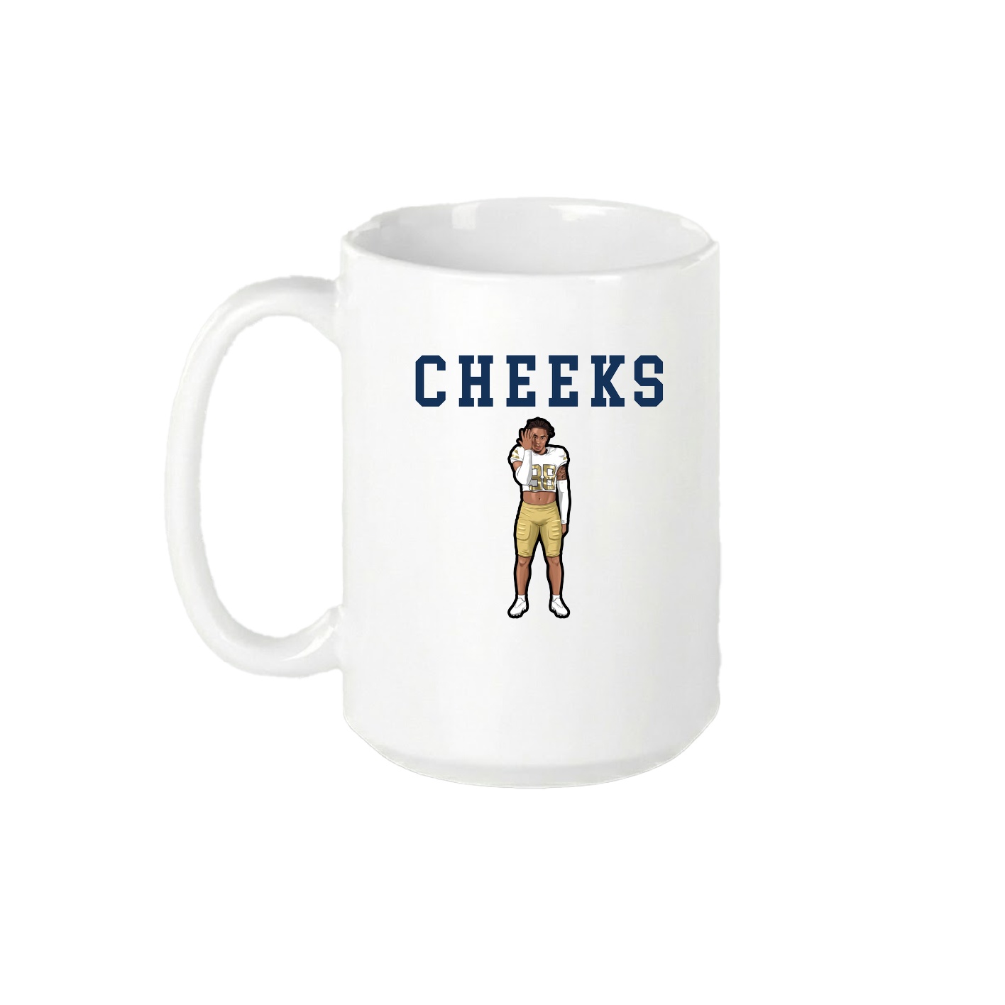15oz Coffee Mug — Shirsey in White