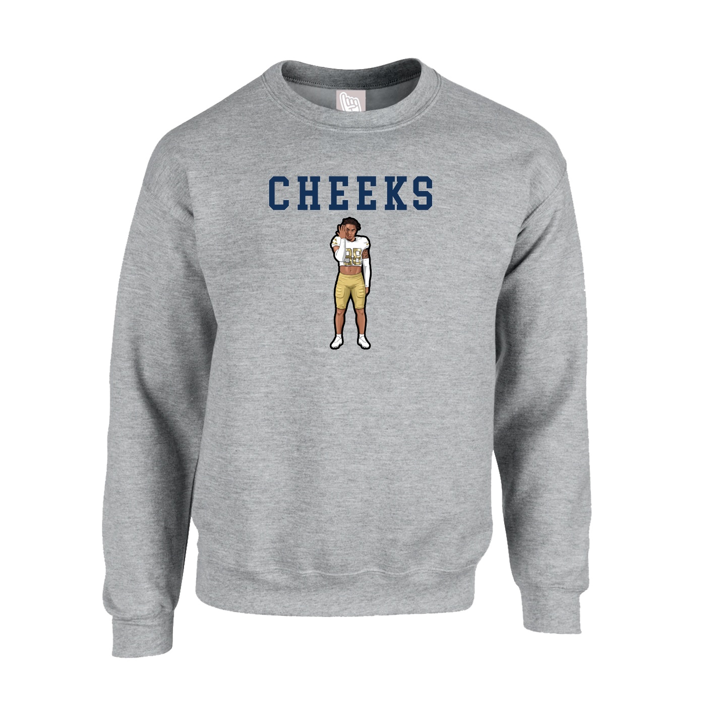 Fleece Crew — Shirsey in Grey