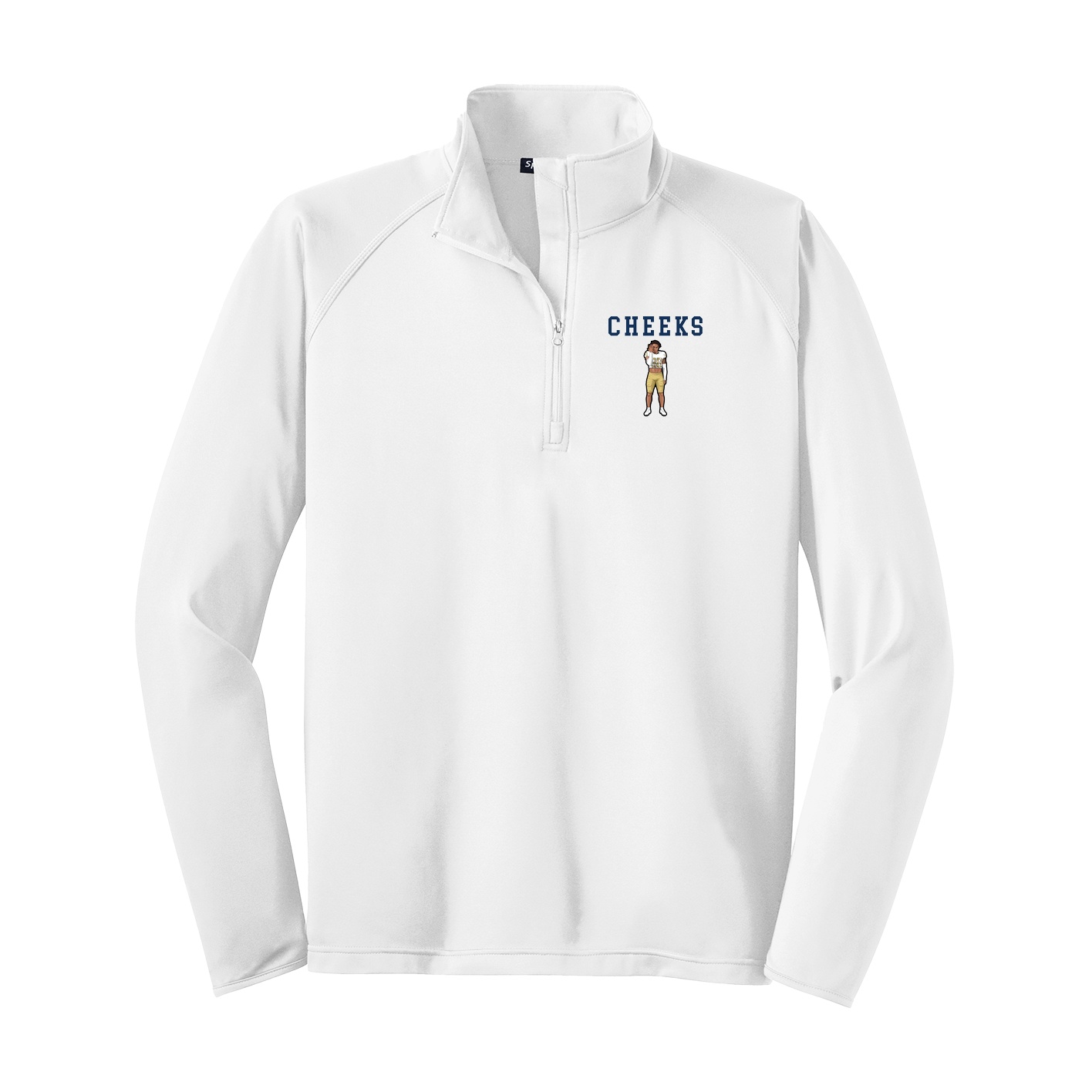 Q-Zip Pullover — Shirsey in White