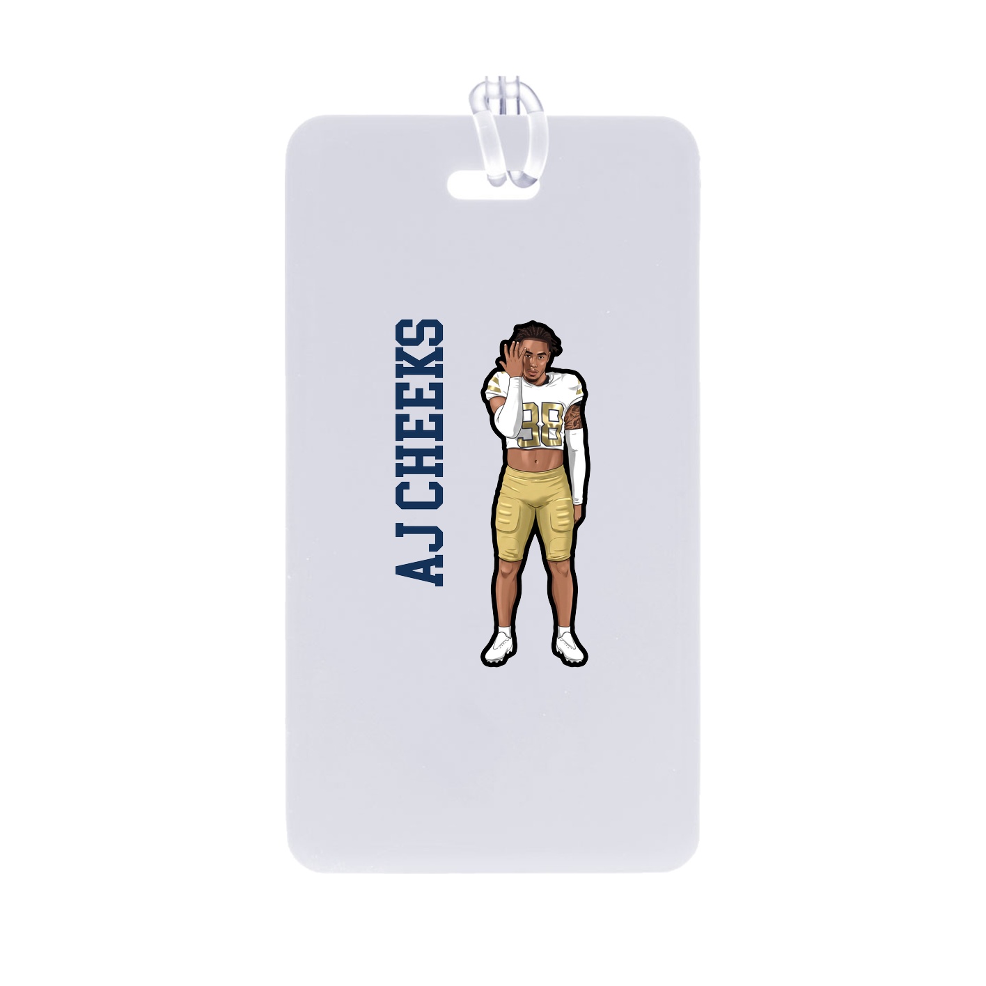 Bag Tag — Name Vertical in Classic